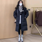 羽绒棉服女中长款2023年韩版时尚棉袄冬季面包服加厚棉衣外套
