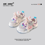 ABC ANGF2023秋季透气网鞋男女童宝宝老爹鞋运动鞋学步鞋