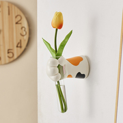 创意可爱猫爪水培花瓶，客厅壁挂花器插花家居，玄关卧室墙壁挂件装饰