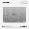 guoxi生物公式透彩壳适用苹果macbookpro保护壳202314寸macbook套air13笔记本mac电脑轻薄13.3透明保护套