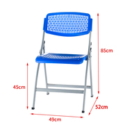 折叠椅塑料靠背椅k办公培训椅，会议休闲椅可携式折叠凳子家用户