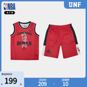 UNF童装NBA小童篮球球衣湖人公牛尼克斯网队凯尔特运动背心套装