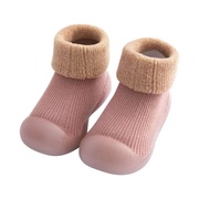 婴儿0至1岁棉袜加绒冬季雪地靴学步鞋男女宝宝3-6-12个月防滑不掉