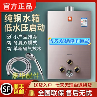 燃气热水器家用6升8升10升12升即热液化气天然气煤气热水器平衡式