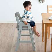 日本儿童餐椅实木学习椅，宝宝餐桌椅家用多功能，书桌写字座
