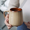 创意窑变咖啡杯陶瓷家用马克杯水杯，办公室茶杯餐厅早餐燕麦杯北欧
