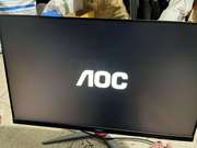 aoc液晶显示器，24寸带高清接口带180度旋转屏幕无划议价