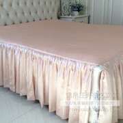 欧式新古典床裙床罩舒服丝柔床上用品三片床裙高床尾两片可以订做