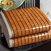 春龙麻将席夏季可折叠1.8米双人床垫天然竹子块麻将凉席夏天竹席