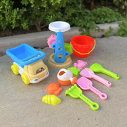 儿童沙滩玩具套装宝宝，玩水玩沙子工具挖土，铲子沙漏沙池推车挖沙