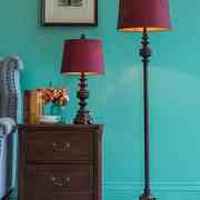 凡丁堡 美式落地灯复古古典卧室客厅艺术立式地灯欧式落地台灯