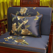中式沙发垫红木家具坐垫带靠背中国风罗汉床垫子五件套可拆洗