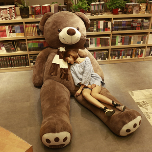 泰迪熊熊猫公仔布娃娃毛绒，玩具抱枕送女生2米大熊抱抱熊生日礼物