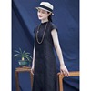 新中式国风改良旗袍连衣裙，女夏季高级感气质显瘦黑色长裙子潮