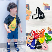 韩版男女童可爱卡通，包包儿童胸包百搭户外小包，背包宝宝斜跨包