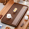 茶盘实木家用排水整块简约功夫茶具，中式现代长方形大号电木款茶台
