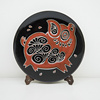 特色新年磁州窑装饰盘子摆件客厅中式陶瓷工艺品生肖猪盘