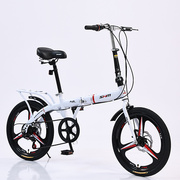 三河马20寸迷你折叠单车，超轻便携成人儿童学生男女式自行车