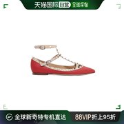 99新未使用香港直邮valentinorockstud平底芭蕾鞋kw2s037
