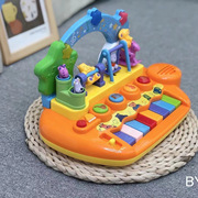 谷雨儿童电子琴宝宝音乐拍拍鼓婴幼儿早教益智玩具钢琴女孩1-3岁