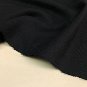 半米价/黑色粗斜纹全羊毛精纺粗做时装毛料春秋款西装外套面料
