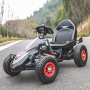 儿童电动车四轮卡丁车可坐男女，宝宝遥控玩具汽车，充气轮小孩摩托车