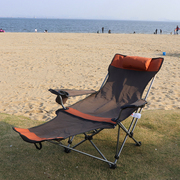 户外折叠躺椅沙滩休闲钓鱼椅，便携式收纳午休椅露营自驾游超轻椅子