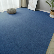 蓝色地毯办公室商用大面积水泥地直接铺直播间拍照背景毯隔音地垫
