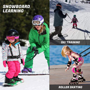 户外滑雪训练胸背带儿童滑雪安全牵引绳滑雪防摔训练带防摔绳