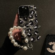 电镀波纹豹纹手机壳适用于苹果15promax韩风iphone1413防摔12