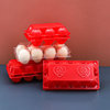 塑料10枚红色鸡蛋托盘宝宝满月一次性鸡蛋包装盒装鸡蛋透明喜蛋托