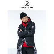 volcom钻石男装户外品牌，美式休闲棉服，滑雪服2024冬季滑雪外套