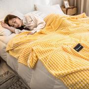 牛奶绒毛毯办公室午睡珊瑚绒毯子，单人毛巾被子春秋沙发盖毯空调毯