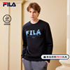 FILA×V&A联名系列斐乐男子卫衣2024春季长袖新年款运动上衣