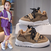 儿童板鞋低帮2023秋季女童运动鞋休闲软底童鞋中大童童