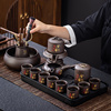 懒人泡茶神器功夫茶具整套茶盘家用定制紫砂石墨自动茶具套装