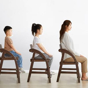 实木儿童学习椅坐姿矫正座椅家用可升降餐椅学生写字书桌椅子靠背