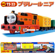 多美卡玩具车托马斯电动火车玩具TS-22尼娅模型轨道飓风和弗兰基