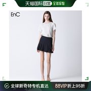 韩国直邮EnC 牛仔裤 EnC 雪纺绸材质 荷叶边 裙裤