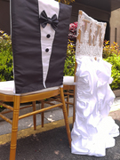 婚礼创意道具椅背装饰户外婚礼婚纱拍摄道具迎宾区布置椅子