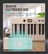 博锐便携式88键可折叠电子钢琴初学专业智能键盘练习神器成人家用