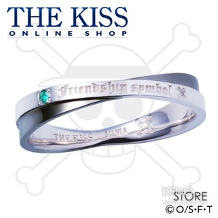可订THE KISS 海贼王 索隆 黑色 绿宝石 银饰品 指环 戒指