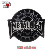 Metallica美国重金属乐队摇滚周边刺绣马甲补丁衣贴PATCH布标布贴