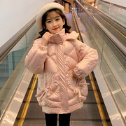 童装女童冬装棉衣洋气2023韩版中大童儿童冬季时尚加厚棉服潮