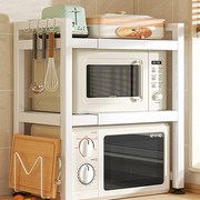 可伸缩厨房多功能微波炉架子置物架家用台面S电饭锅支架烤箱收
