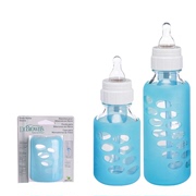 美国 布朗博士标准口玻璃奶瓶120/240ml防滑保护套 防烫硅胶