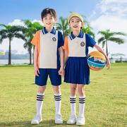 幼儿园园服夏季小学生校服套装儿童班服运动会服装大班毕业照