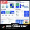 24页蓝绿活力数据分析报告PPT模板Keypoint大师ppt设计