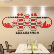 企业文化励志标语3d立体墙，贴画公司办公室文化，墙创意文字墙面装饰