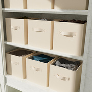 物一一家日式家用无纺布收纳箱布艺，整理箱衣柜可折叠衣服储物箱